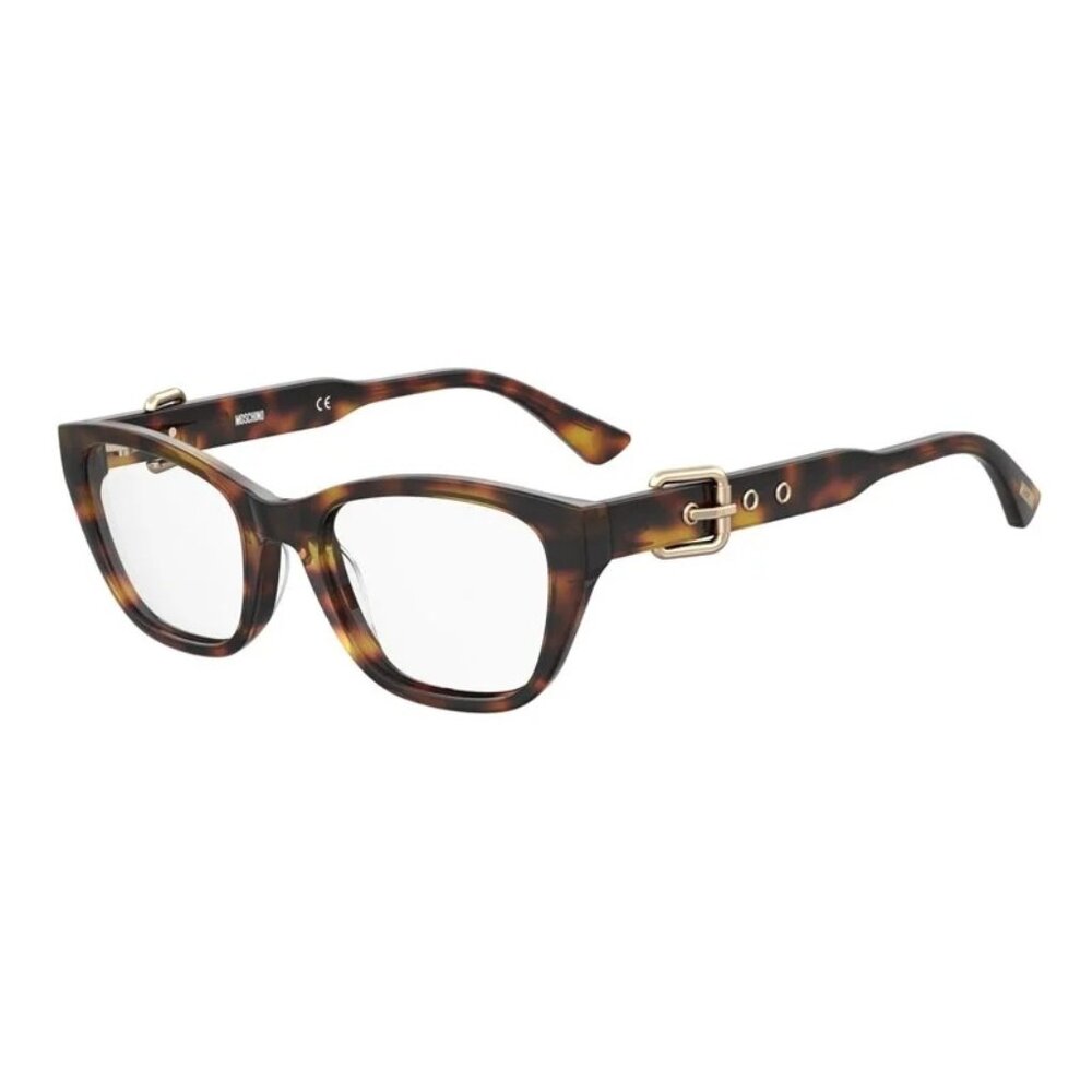 NEW MOSCHINO EYEGLASSES HAVANA WOMEN EYEWEAR MOSCHINO